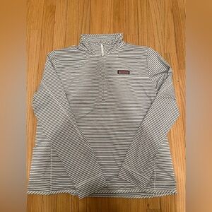 Vineyard Vines Gray Striped Pullover